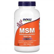 Заказать NOW MSM 1500 мг 200 таб