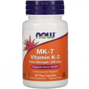 Заказать NOW Vitamin K-2 (MK-7) 300 мкг 60 вег капс