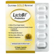 Заказать California Gold Nutrition LactoBif 5 billion Probiotics 10 капс